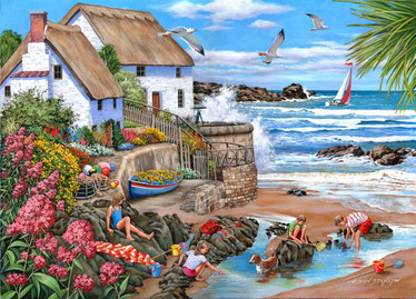 House of Puzzle Cottages palapeli 1000 palaa