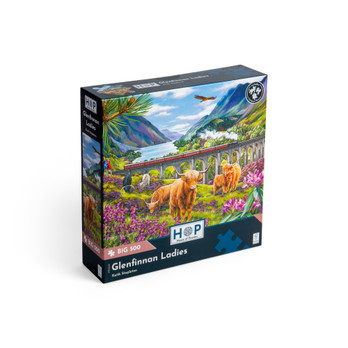 House of Puzzle Glenfinnan Ladies palapeli 500 XXL palaa