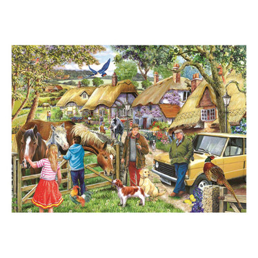 House of Puzzle Horses & Hounds palapeli 500 palaa