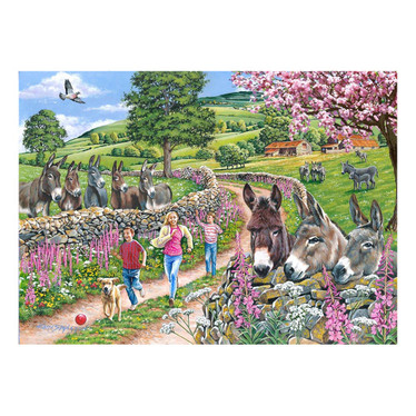 House of Puzzle Mindy, Muffin & Mo palapeli 500 XXL palaa