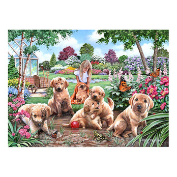 House of Puzzle Mucky Pups palapeli 500 XXL palaa