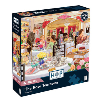 House of Puzzles The Rose Tearooms palapeli 500 XXL palaa