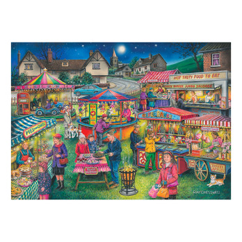 House of Puzzle Village Fayre palapeli 500 XXL palaa