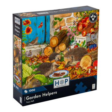 House of Puzzles,Tracy Hall, Garden Helpers palapeli 1000 palaa