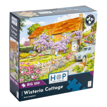 House of Puzzles,K. Stapleton, Wisteria Cottage palapeli 250 XXL palaa