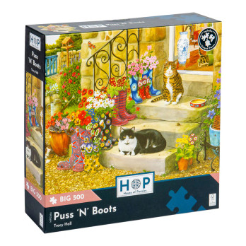 House of Puzzles Puss ´N´ Boots BIG palapeli 500 palaa