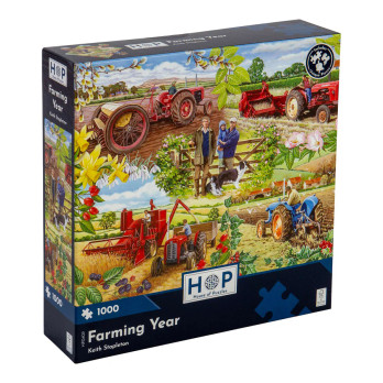 House of Puzzles,Keith Stapleton, Farming Year palapeli 1000 palaa