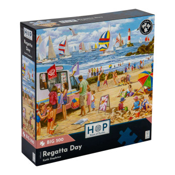House of puzzles,Keith Stapleton, Regatta Day palapeli 500 XXL palaa