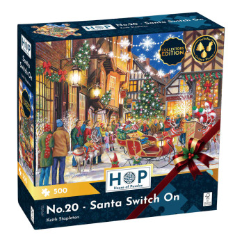  House of Puzzle Santa Switch On No.20 palapeli 500 palaa