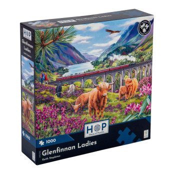 House of Puzzles,Keith Stapleton Glenfinnan Ladies palapeli 1000 palaa