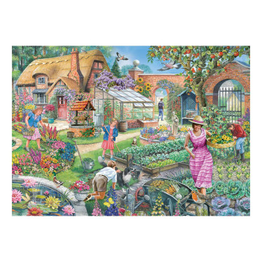 House of Puzzle No.29 Pretty Potager palapeli 1000 palaa