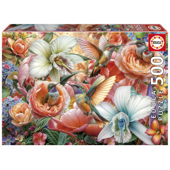 Educa Hummingbird Garden palapeli 500 palaa