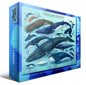 Eurographics  Dolphins and Whales palapeli 1000 palaa