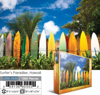 Eurographics, Surfer´s Paradise Hawaii, USA palapeli 1000 palaa