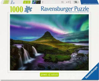 Ravensburger Aurora Over Kirkjufell, palapeli 1000 palaa
