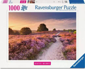 Ravensburger Beautiful WalkWays Pink Pathway, palapeli 1000 palaa