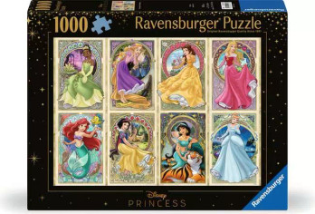 Ravensburger Disney Princess - Art Nouveau palapeli 1000 palaa
