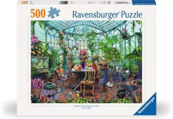  Ravensburger Greenhouse Mornings palapeli 500 palaa