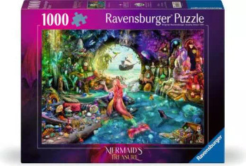 Ravensburger Mermaids Treasure, palapeli 1000 palaa