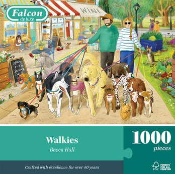 Falcon, Becca Hall, Walkies palapeli 1000 palaa