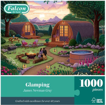  Falcon, James Newman Gray, Glamping palapeli 1000 palaa