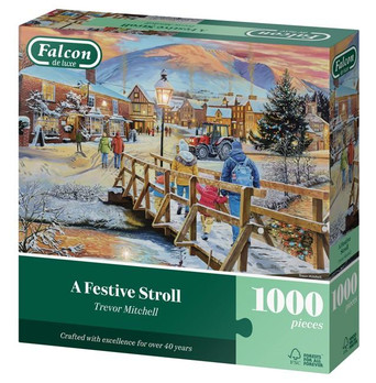 Falcon A Festive Stroll palapeli 1000 palaa