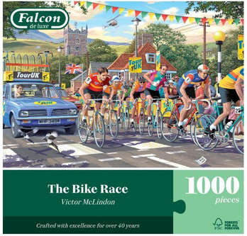  Falcon, Victor McLindon, The Bike Race palapeli 1000 palaa