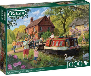  Falcon,Daniel Rodgers, Countryside Locks palapeli 1000 palaa