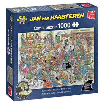 Jan van Haasteren Ludo Battle palapeli 1000 palaa