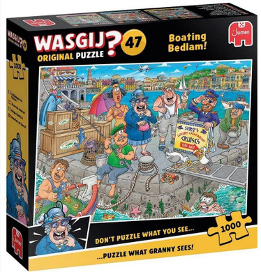  Wasgij Original 47 Boating Bedlam palapeli 1000 palaa