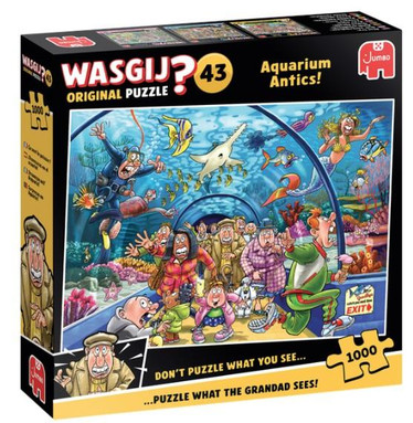 Wasgij Original 43 Aquarium Antics palapeli 1000 palaa