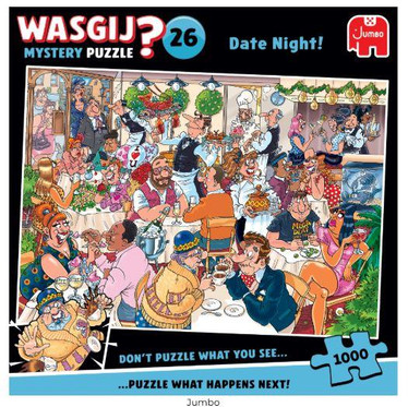 Wasgij Mystery 26 Date Night! palapeli 1000 palaa