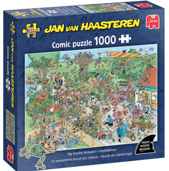 Jan van Haasteren Big Garden Birdwatch palapeli 1000 palaa