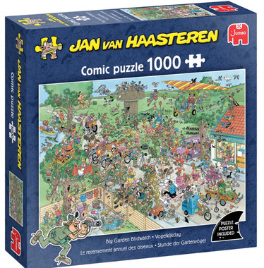 Jan van Haasteren Big Garden Birdwatch palapeli 1000 palaa