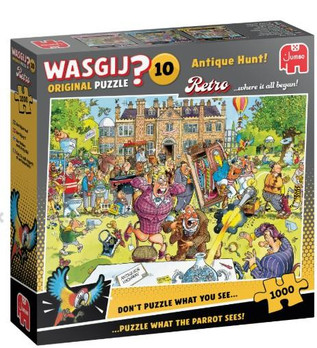 Wasgij Retro Original 10 Antique Hunt! palapeli 1000 palaa