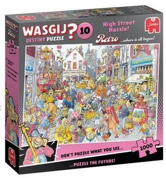 Wasgij Retro Destiny 10 High Street Hassle! palapeli 1000 palaa