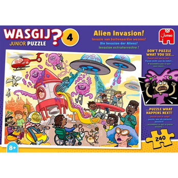  Wasgij Junior 4 Alien Invasion! palapeli 240 palaa