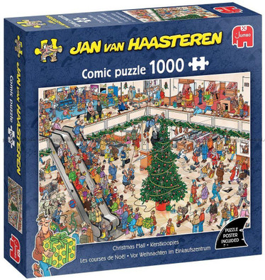Jan van Haasteren Christmas Mall palapeli 1000 palaa