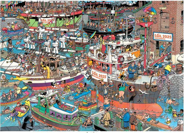 Jan van Haasteren, Step aboard palapeli 1000 palaa