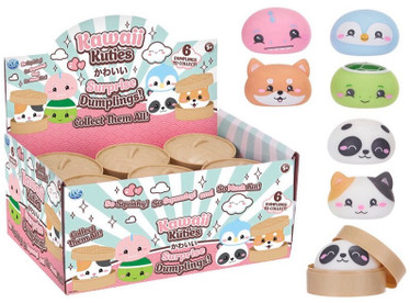 Kawaii Kuties Surprise Dumpling Puristeltava yllätyslelu n. 9cm