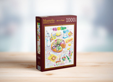 Magnolia, King Cake palapeli 1000 palaa