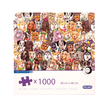 Peliko, Nina Kuu, Koirat palapeli 1000 palaa