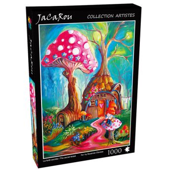 JaCaRou Par/by Suzanne Claveau The secret forest palapeli 1000 palaa