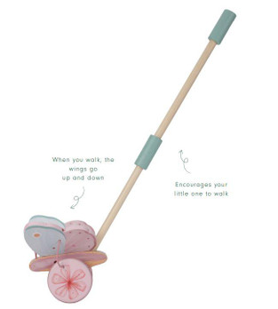 Little Dutch Fairy Garden Työnnettävä Perhonen FSC