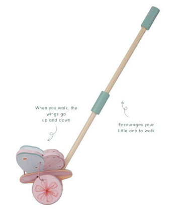 Little Dutch Fairy Garden Työnnettävä Perhonen FSC