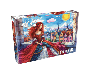 Delfy Looking beyond rooftops palapeli 1000 palaa
