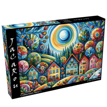 JaCaRou Lovely Colorful Village palapeli 1000 palaa 