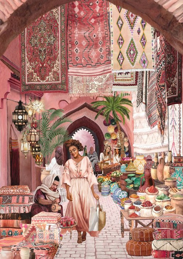 Magnolia Marrakech palapeli 1000 palaa