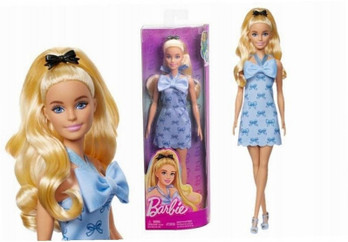 Barbie Fashionistas nukke sininen mekko