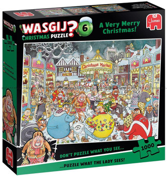 Wasgij Christmas 6 A Very Merry Christmas! palapeli 1000 palaa